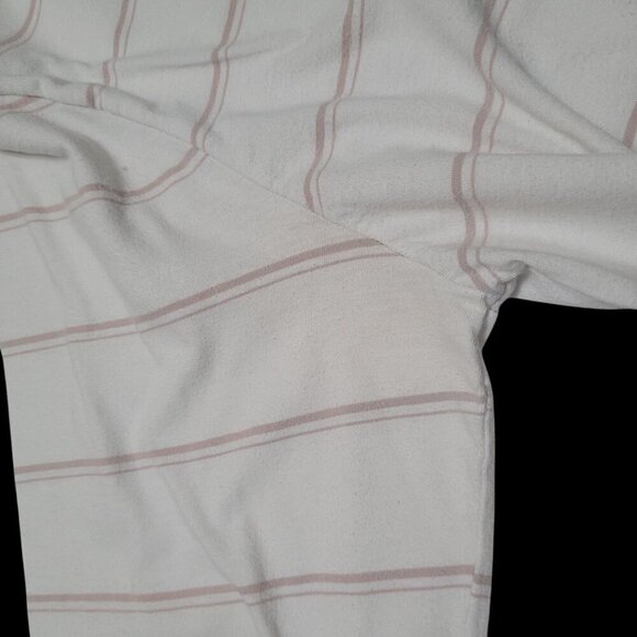 Y2K American Eagle Outfitters Vintage Fit Striped Henley Shirt XXL Preppy Retro - Picture 5 of 8